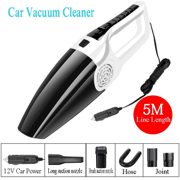 Car Vacuum, Corded Car Vacuum Cleaner High Power for Quick Car